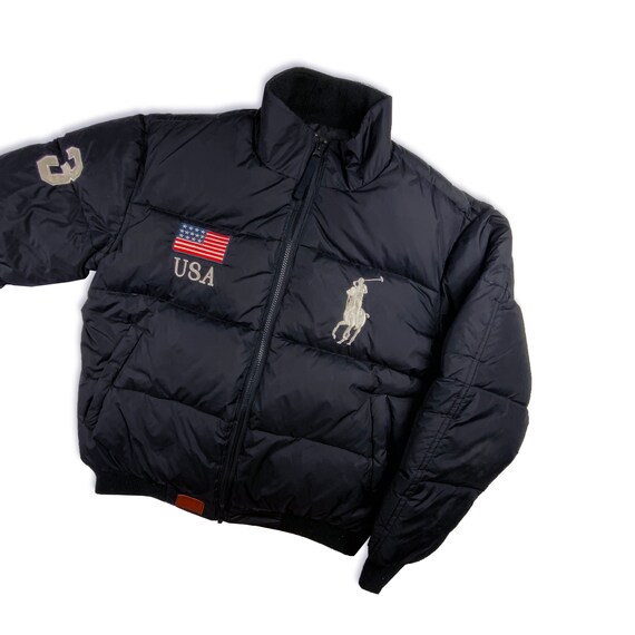 Vintage Ralph Lauren Team USA Polo Puffer Jacket