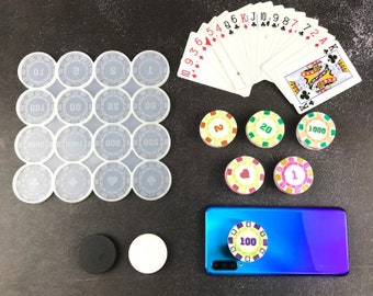 Fondant Poker Chips Etsy