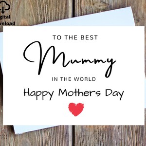À la meilleure maman du monde carte de fête des mères, jolie carte de fête des mères, carte de maman, carte de joyeuse fête des mères à la meilleure maman du monde