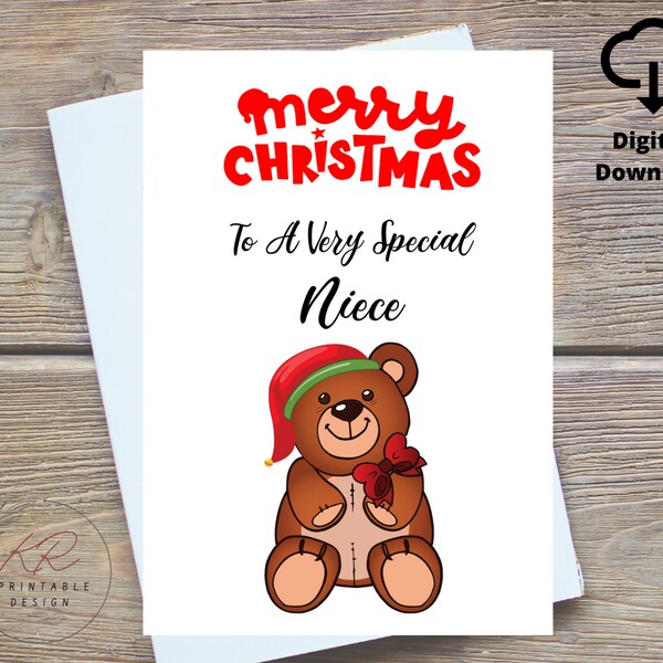 Very Merry Christmas Printable - Etsy