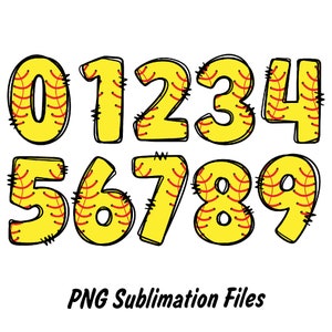 Baseball Doodle Letters and Softball Doodle Letters PNG, Baseball ...