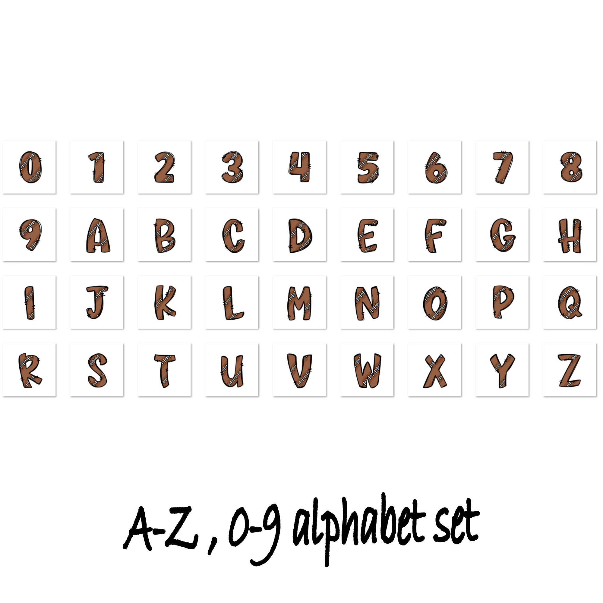 3bundle Football Alphabet Letters PNG ,football Sports Doodle Letters ...