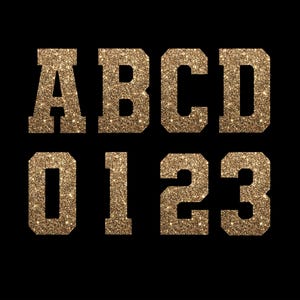 Glitter Black and Gold Alphabet Letters and Number Set Clipart ,glitter ...