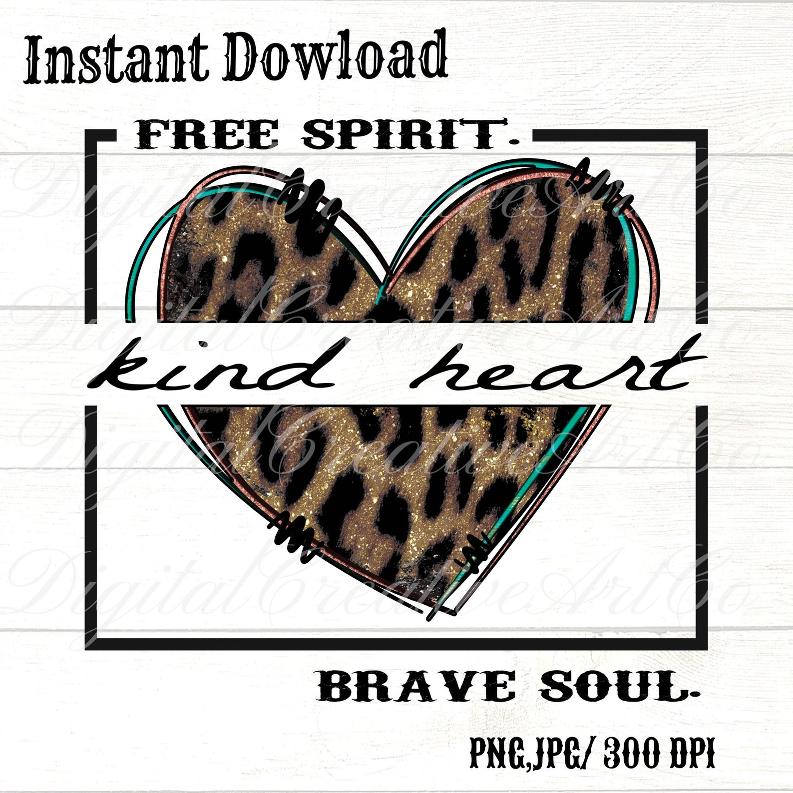 Kind Heart Free Spirit Brave Soul T shirt Sublimation Etsy