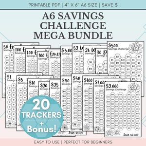 Paquete de ahorros A6 / Rastreadores florales (PDF)