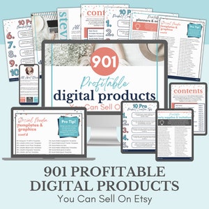 901 Profitable Digital Products Ideas You Can Sell On Etsy | Etsy Digital Download Best Seller Ideas | Digital Products Best Seller Ideas