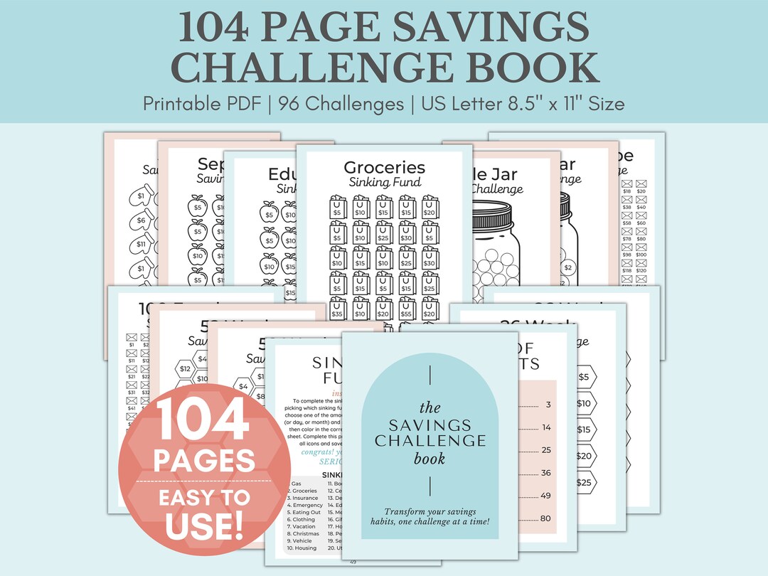 savings-challenge-book-savings-challenge-printable-savings-challenge