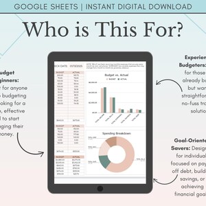Budget by Paycheck Spreadsheet, Biweekly Budget Template, Paycheck Budget Planner Google Sheets
