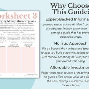 Money Mindset Guide | 75+ Page Financial Workbook | Change Your Money ...