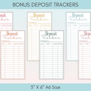 Dollar Bill Placeholders For Cash Stuffing