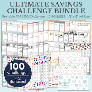 Low Income Savings Challenge Book: Easy Mini Cash Budget $1000 or Less or  More Savings Challenge Book | +55 Unique One-of-a-Kind Savings Challenges 