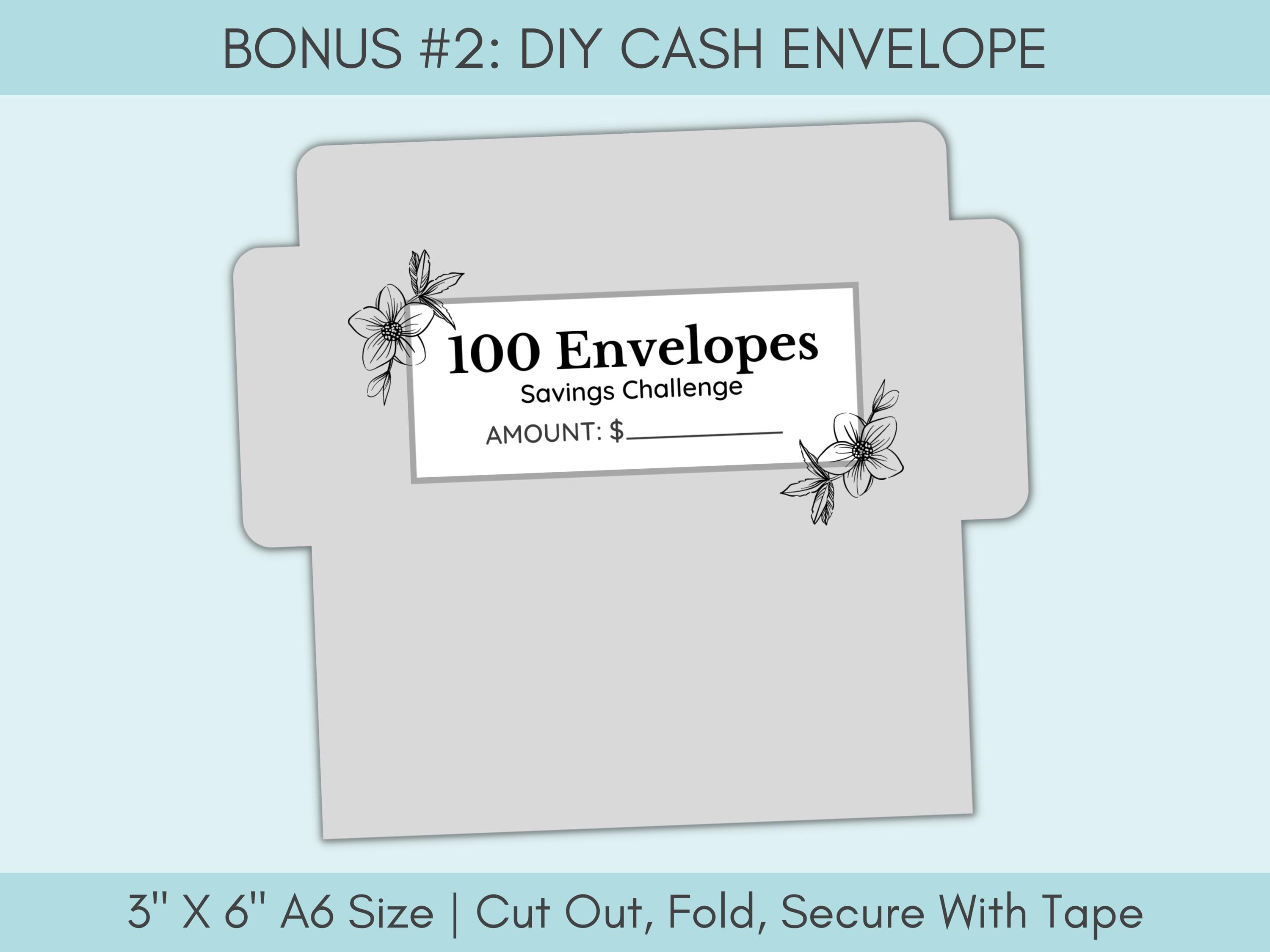 100 Envelope Savings Challenge Bundle | 50,000 Savings
