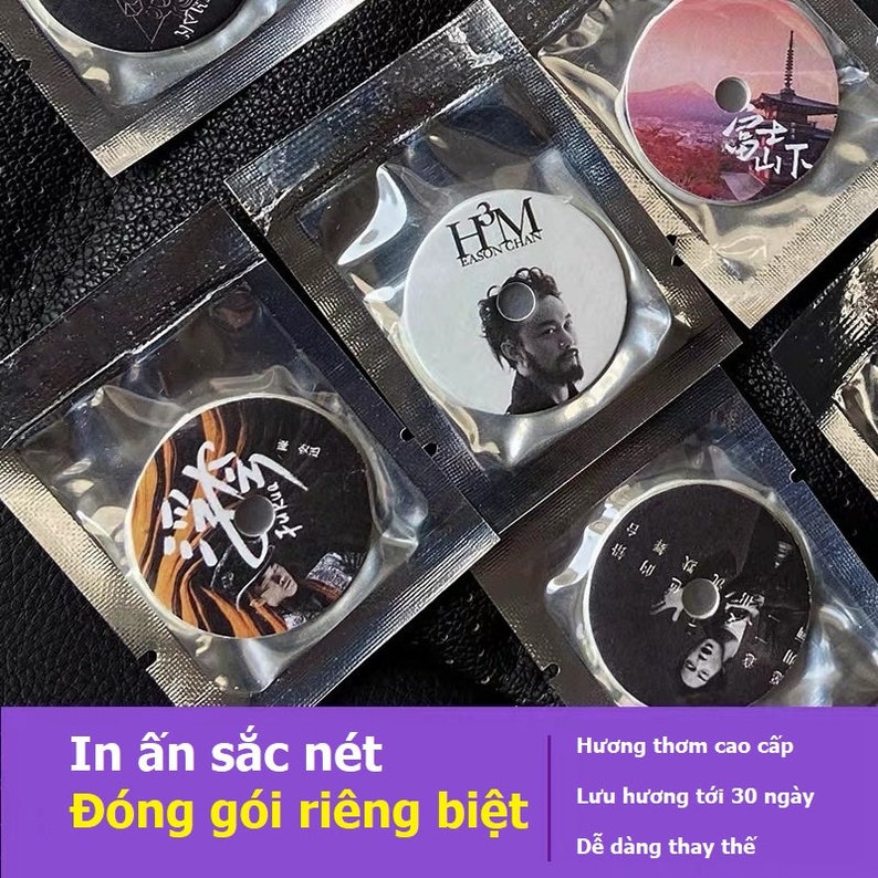 Car Air Freshener Record Player, Car Fragrance Diffusers Clips in Retro