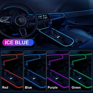 Car El Wire, Cold Wire for Interior - LED Lights DIY Decorative - Strip Light for Car