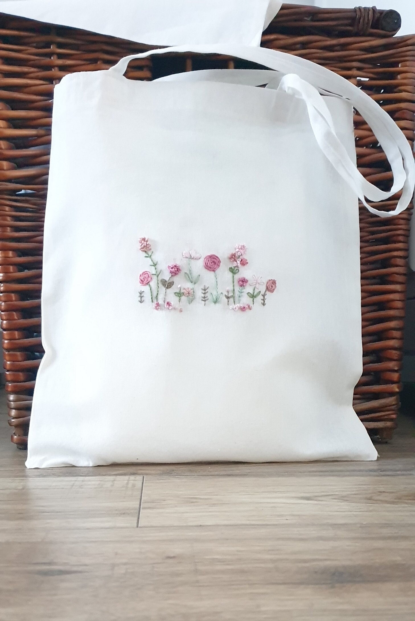 Time to unwind knitting tote bag for crafts shopping storage