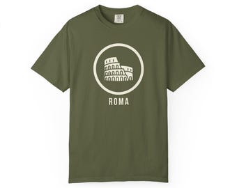Faded Circle Logo T-shirt | Minimal Vintage Graphic Tee