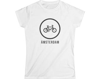 Amsterdam Bicycle Logo Tee | Bike Circle Graphic Shirt