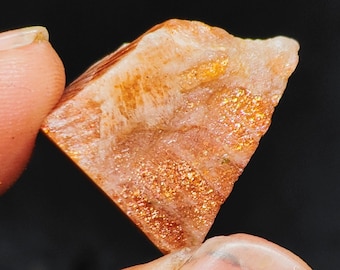 36 Carat, Sunstone Gemstone, Natural Sunstone Rough, Sunstone Crystal, Raw Sunstone, Sunstone Rough For Jewelry Making Stone. 22x16x12 MM