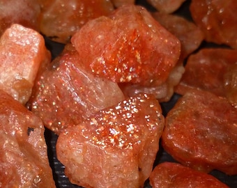 Raw Oregon Sunstone: Natural Rough Gemstone (10mm-25mm)