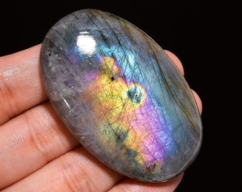 Stunning 100/% Natural Labradorite Oval Shape Cabochon Loose Gemstone 19 Ct Size 22X15X7 mm A-2671 Top Grade Quality For Making Jewelry