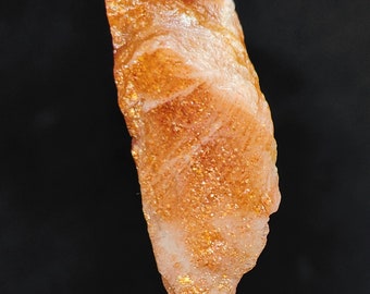45 Cts Natural Sunstone Raw Gemstone, Sunstone Rough Healing crystal, Loose Sunstone Gemstone For Pendant 38x15x13mm, Jewelry making supply