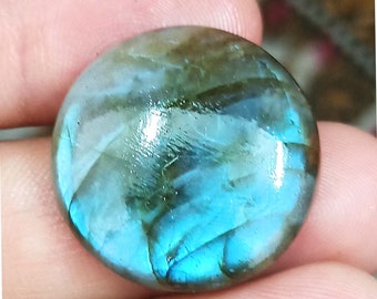 Marvellous Top Grade Quality 100% Natural Labradorite Ovel Shape Cabochon Loose Gemstone For Making Jewelry 23X23X3 MM
