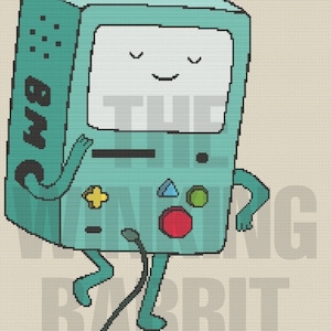 BMO Adventure Time Cross Stitch patroon DIGITALE DOWNLOAD