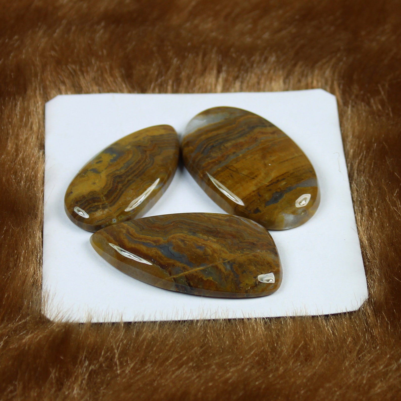 Amazing Brown Jasper Gemstone Lot 3 Pieces of 133 Carat Etsy