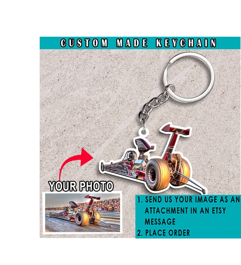 Personalized Drag Racing Car Gift Customized Photo Car Etsy