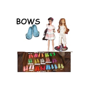 Bow High heel shoes for Topper Dawn checkerboard JPI Starr clone doll