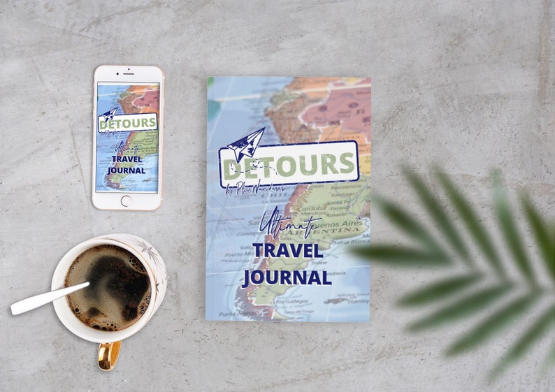 Detours by PlusWanderer Ultimate Travel Journal and Planner image 1