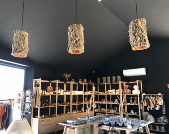 Cork Ceiling Lamp from the Alentejo Region