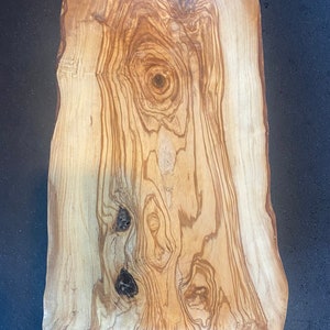 Frutero de madera de olivo, cuenco de madera imagen 2