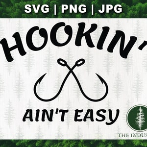 Funny Bass Fisherman SVG for Cricut - Perfect Fishing Trip Shirt Gift for Dad
