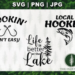 Lake Life SVG Bundle for Summer Vacation Shirts and Lake House Decor