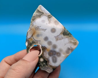 Blue-Green Ocean Jasper Freeform