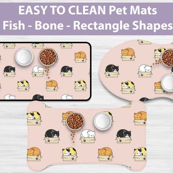 Cat Feeding Mat Etsy