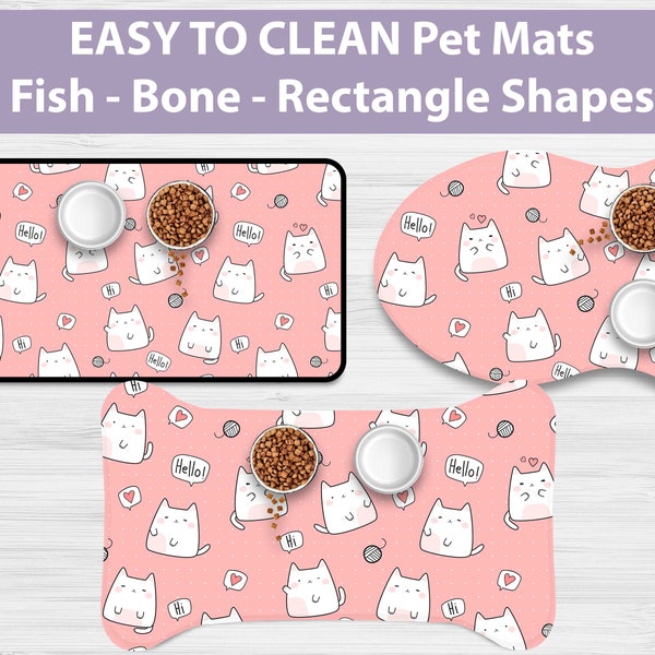 Cat Food Mat Etsy