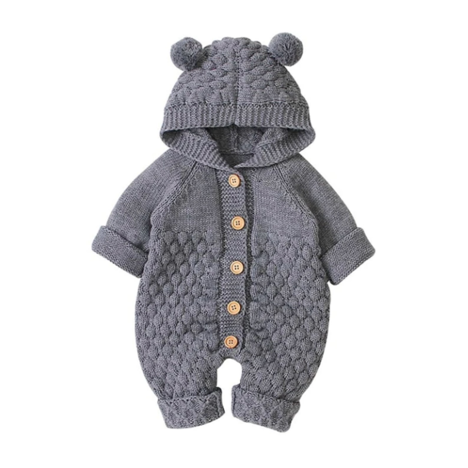 Blue Baby Boy Knit Romper Baby Clothes Newborn Baby Gift Etsy UK