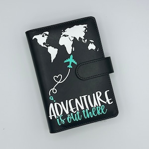 Adventure Is Out There Budget Binder with Envelopes |  Travel Budget Binder | Custom A6 Cash Binder | Budget Planning | Custom Gifts