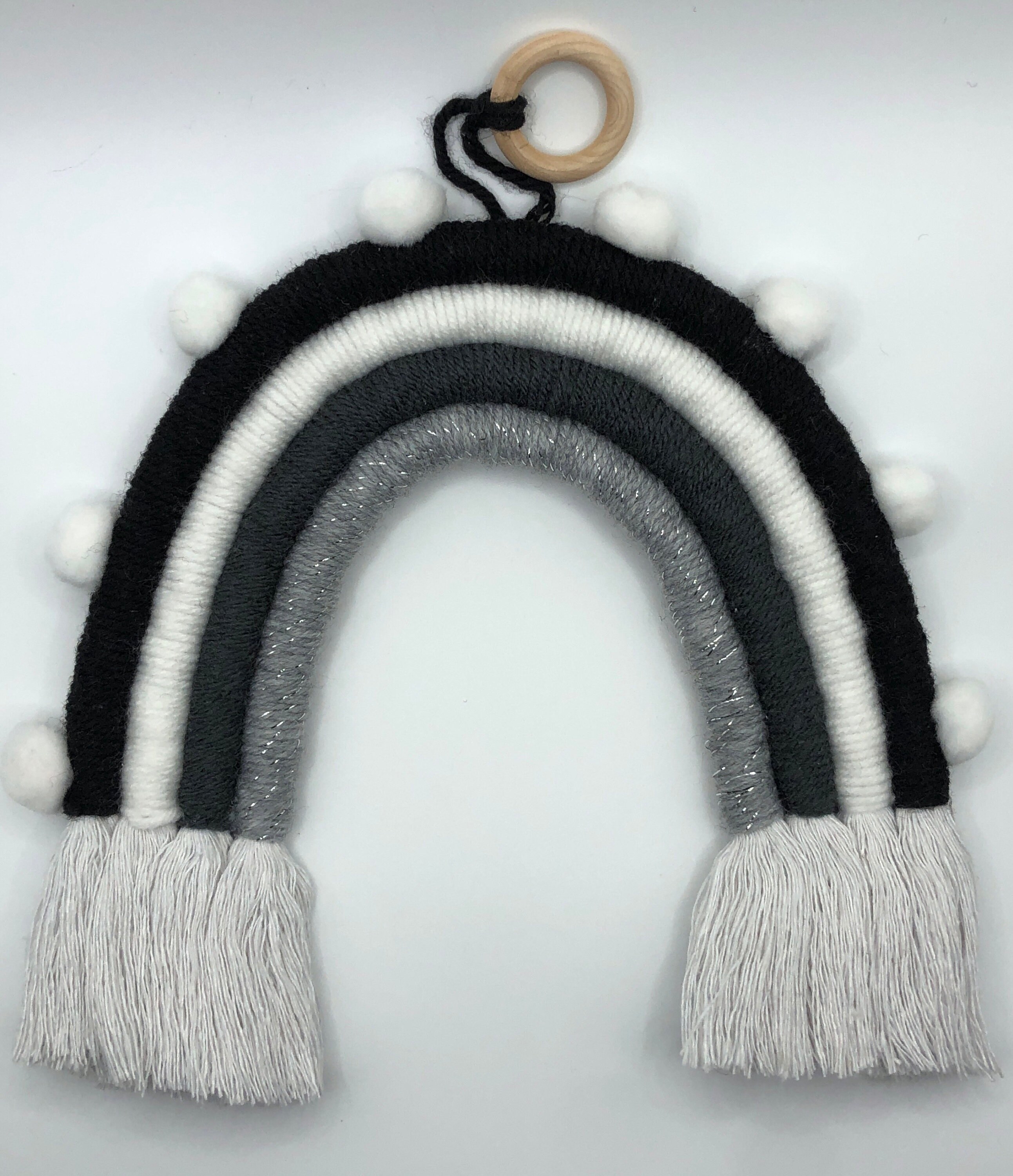 Set of 3 Macrame Rainbows - Etsy