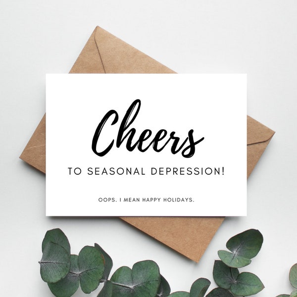 Funny Holiday Card - Etsy