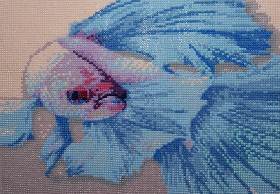 Fishing Completed 5D Diamond Painting 