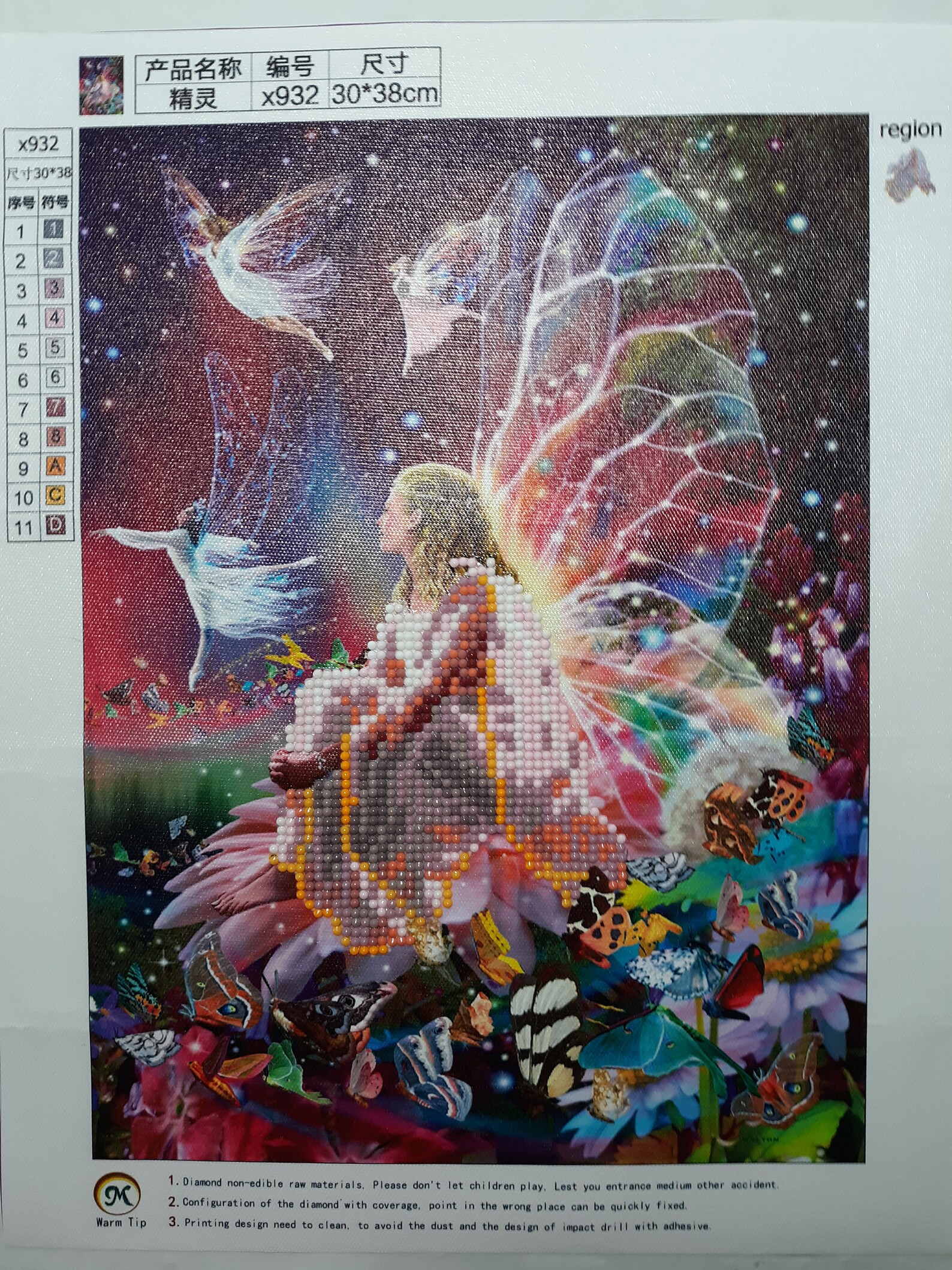 Fairy Dreams Completed 5D Diamond Painting | Etsy