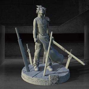 Final fantasy - cloud - STL