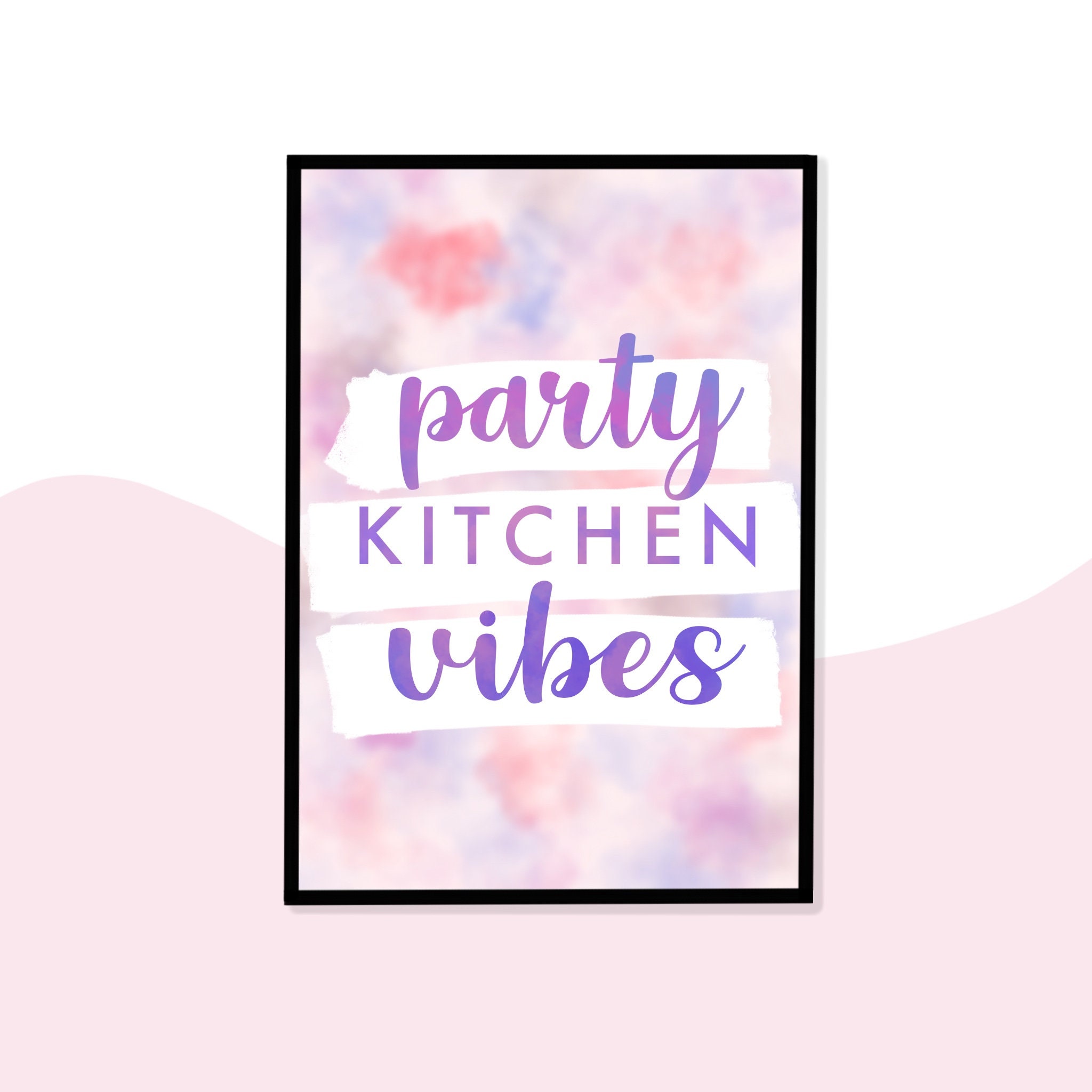 Ambientes de cocina de fiesta / arte de la pared de la cocina | Etsy