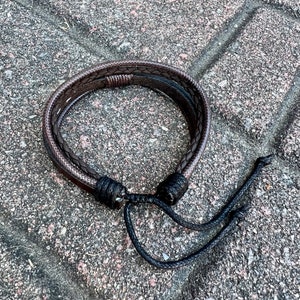 Personalized Leather Bracelet For Men Custom Bracelets Man Husband Gift Bracelet