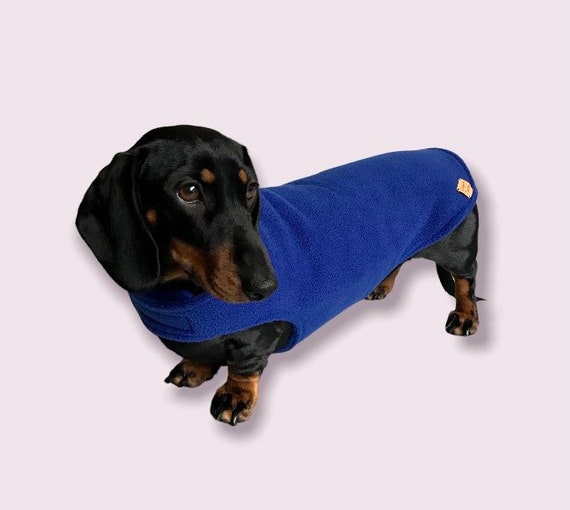 Dachshund Polar Fleece (Royal Blue)