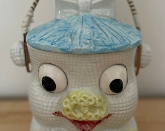 Vintage japanese cookie jar 1960’s