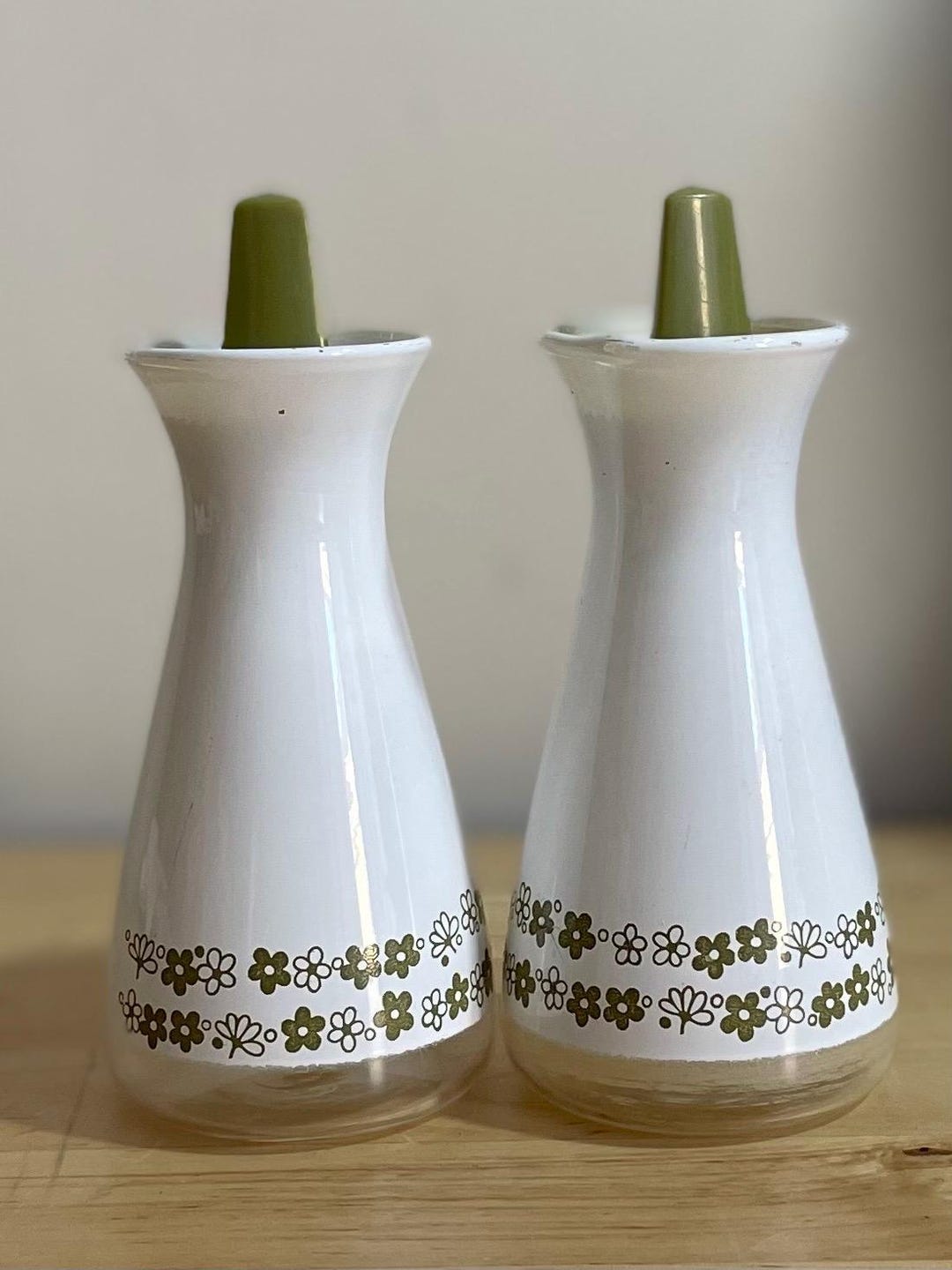 Crazy Daisy/spring Blossom Salt & Pepper Shakers Pyrex USA - Etsy